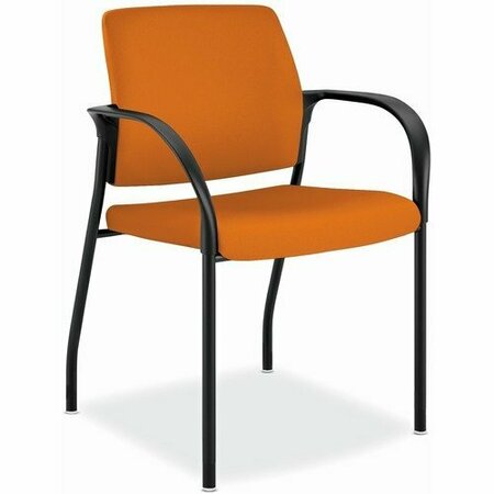 THE HON CO Stacking Chair, w/Glides, 25inx21-3/4inx33-1/2in, CU Espresso HONIS110CU47